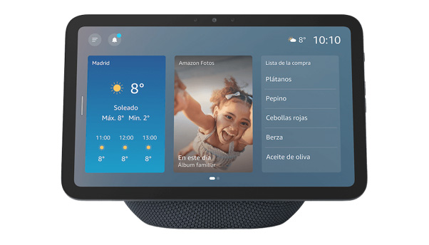 Amazon Echo Show 8 Negro con Alexa Plus