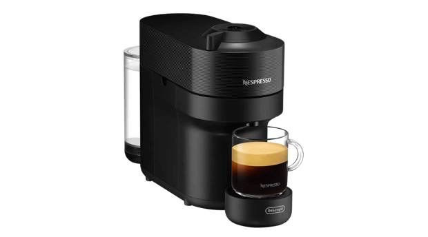 DeLonghi Cafetera Cápsulas Vertuo Pop EN90V con Aeroccino