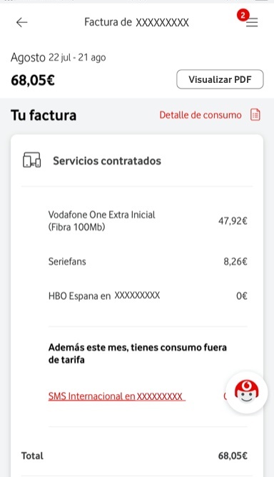 viernes cebolla Dime Cómo ver y descargar tus facturas en PDF | Ayuda Vodafone Particulares