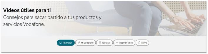 Detalle de cómo navegar por la web de vídeos de Ayuda, abre ventana modal.