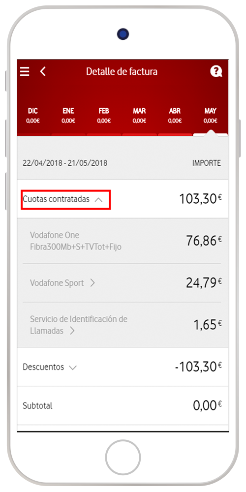 Consultar Y Descargar Facturas | Ayuda Vodafone Particulares