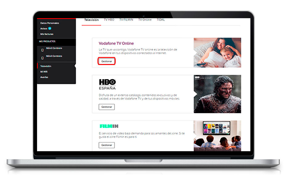 Activación Tv Online | Ayuda Vodafone Particulares