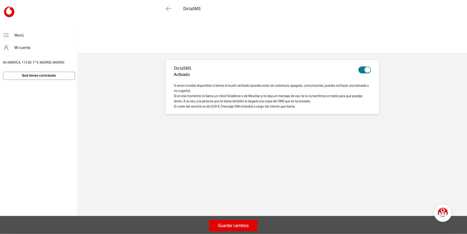 Qué es el servicio Dicta SMS