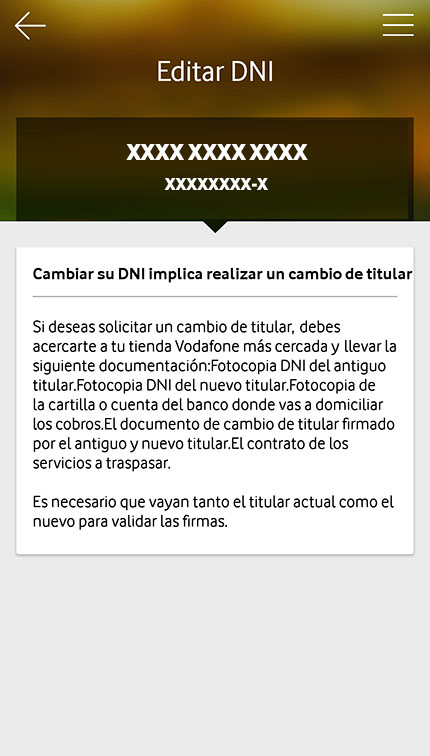 cambiar numero de telefono vodafone