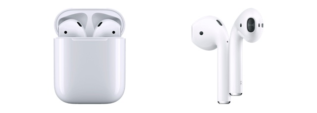 Imagen de los Apple Airpods con estuche de carga
