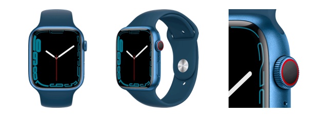Imagen del Apple Watch Series 7 con GPS y Cellular Azul 45mm