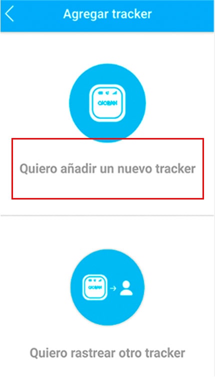 Nuevo tracker