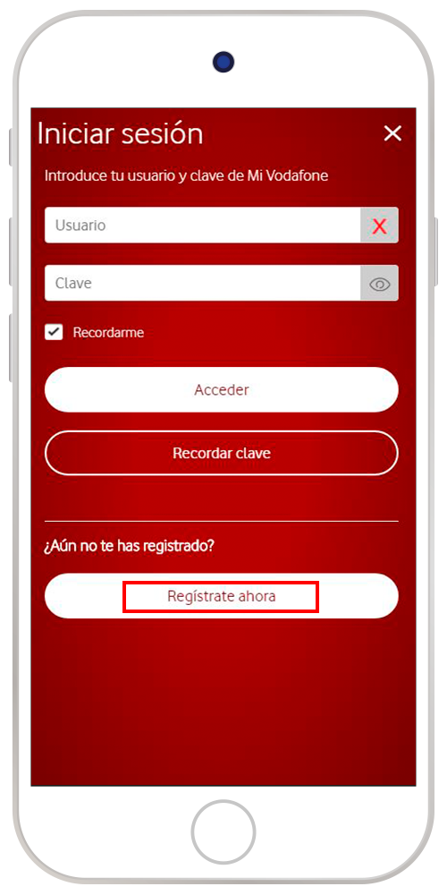 Cómo registrarme en Mi Vodafone | Ayuda Vodafone Particulares