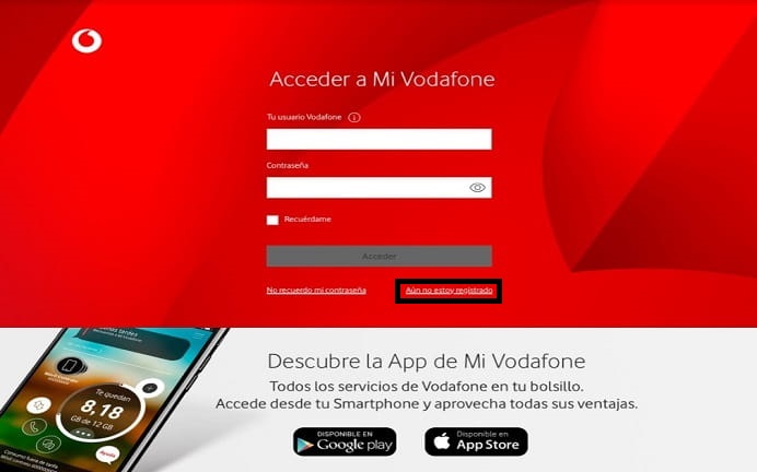 Cómo registrarte en Mi Vodafone | Ayuda Vodafone Particulares